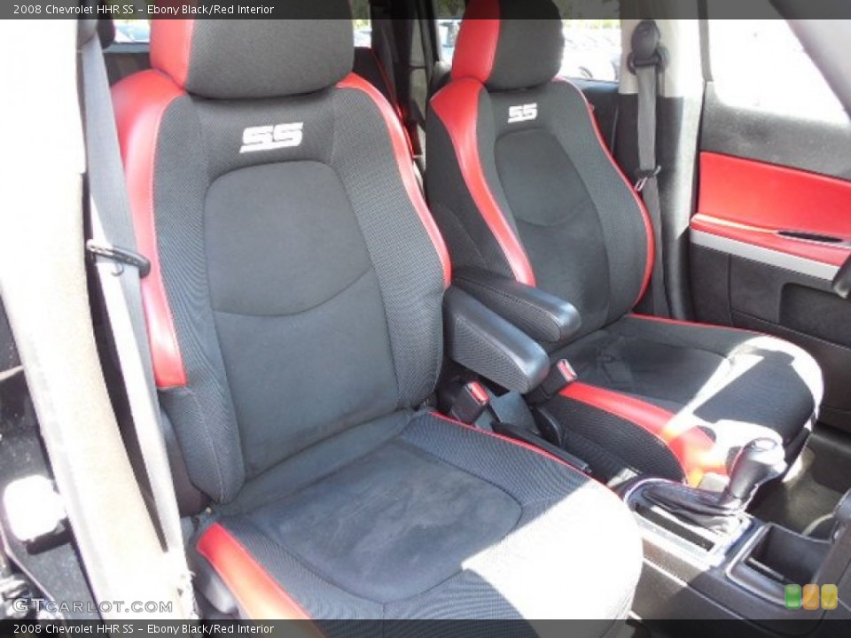 Ebony Black/Red Interior Photo for the 2008 Chevrolet HHR SS #80686985