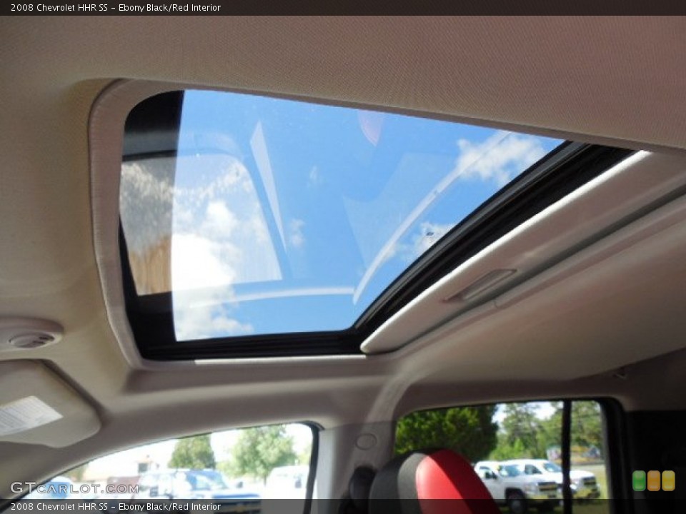 Ebony Black/Red Interior Sunroof for the 2008 Chevrolet HHR SS #80687220