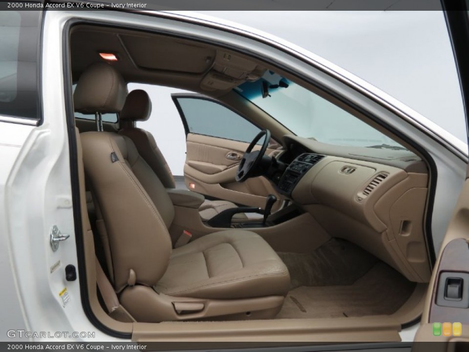 Ivory Interior Photo for the 2000 Honda Accord EX V6 Coupe #80687303