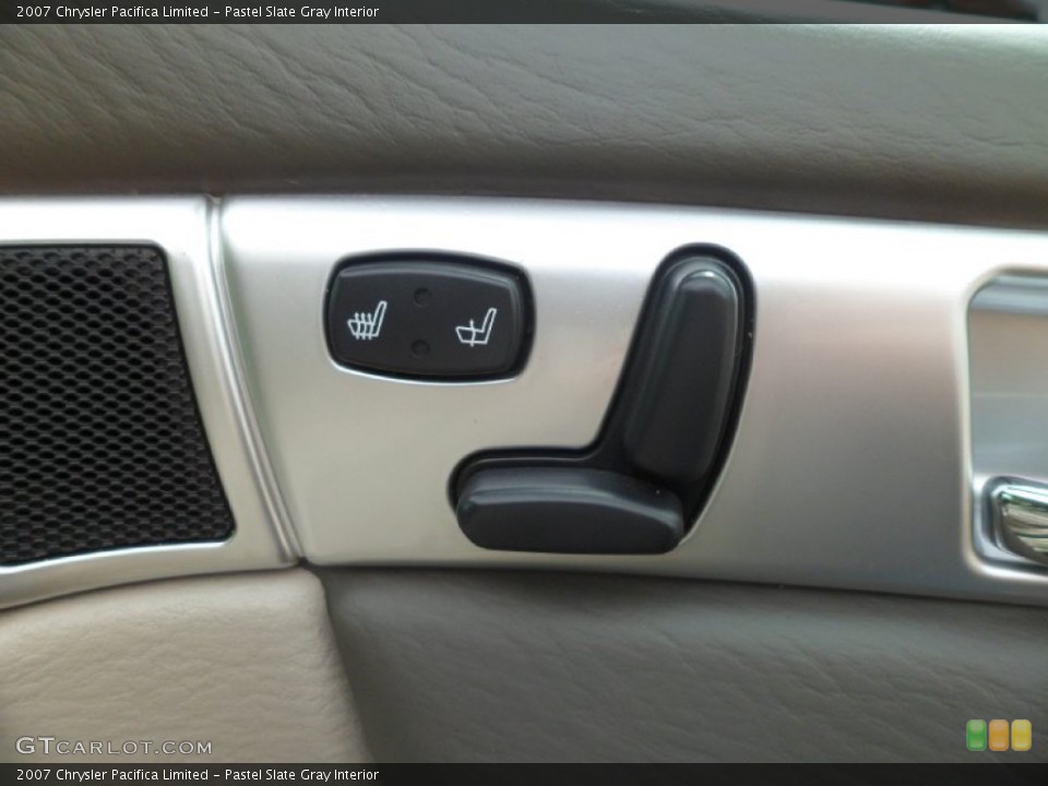 Pastel Slate Gray Interior Controls for the 2007 Chrysler Pacifica Limited #80687581
