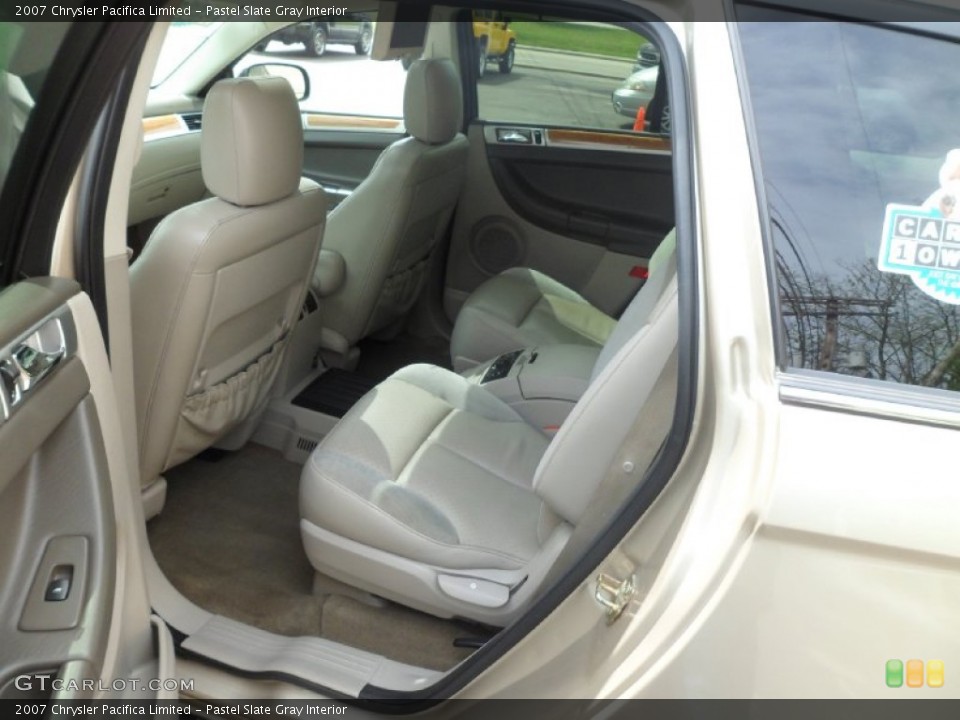 Pastel Slate Gray Interior Rear Seat for the 2007 Chrysler Pacifica Limited #80687682