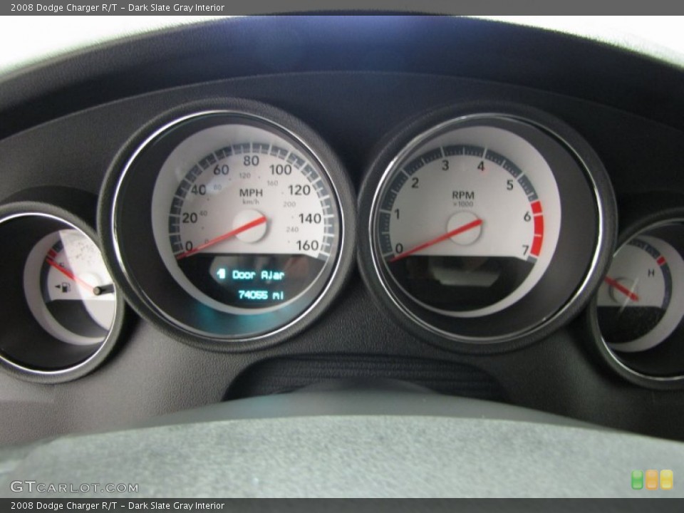 Dark Slate Gray Interior Gauges for the 2008 Dodge Charger R/T #80688720