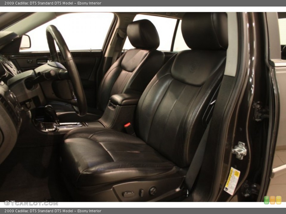 Ebony Interior Front Seat for the 2009 Cadillac DTS  #80689163