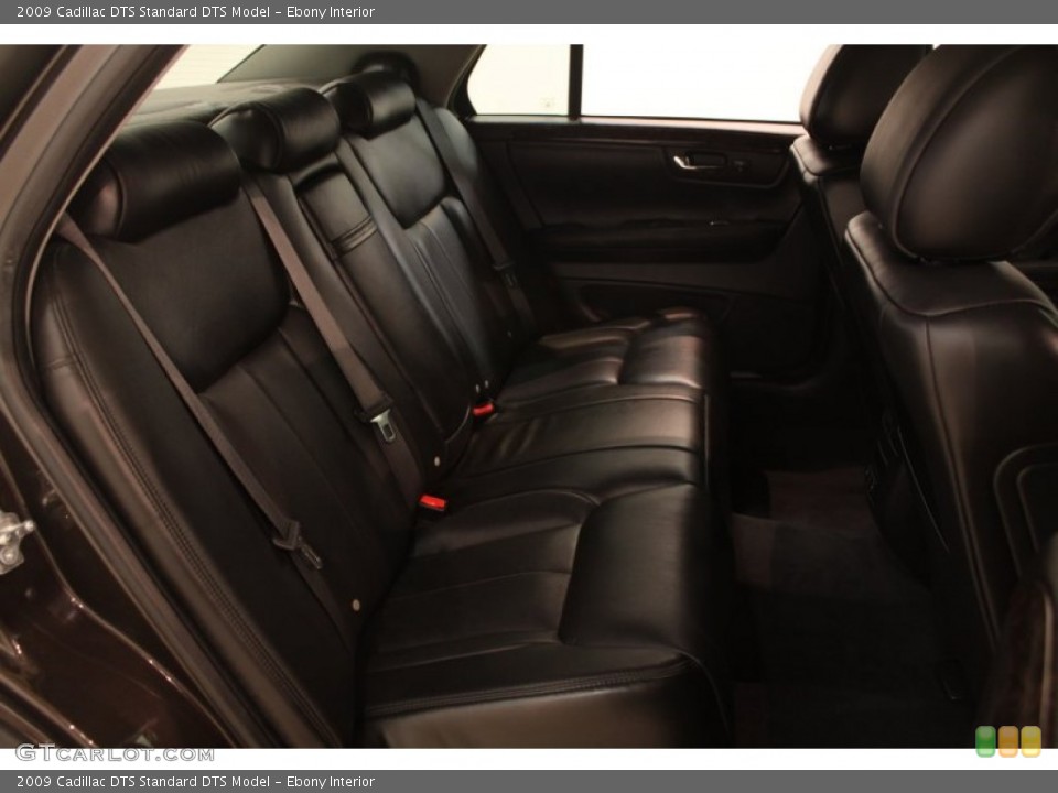 Ebony Interior Rear Seat for the 2009 Cadillac DTS  #80689337