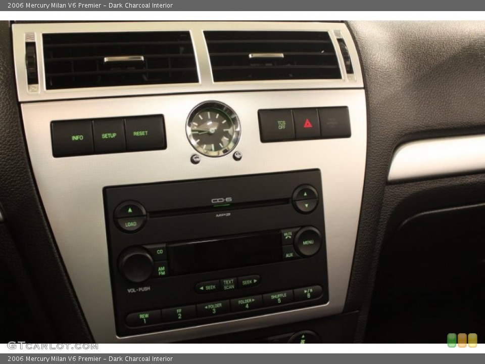 Dark Charcoal Interior Controls for the 2006 Mercury Milan V6 Premier #80690036