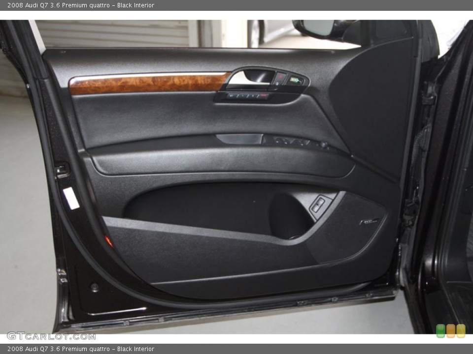 Black Interior Door Panel for the 2008 Audi Q7 3.6 Premium quattro #80691522