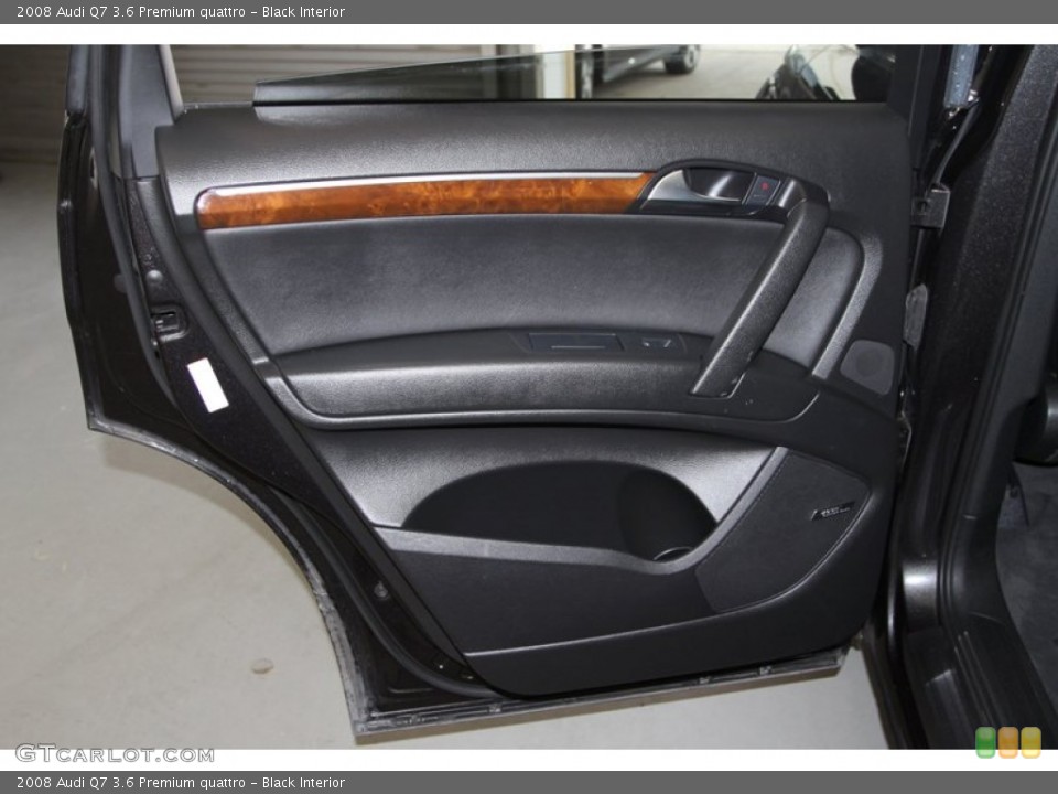 Black Interior Door Panel for the 2008 Audi Q7 3.6 Premium quattro #80691653