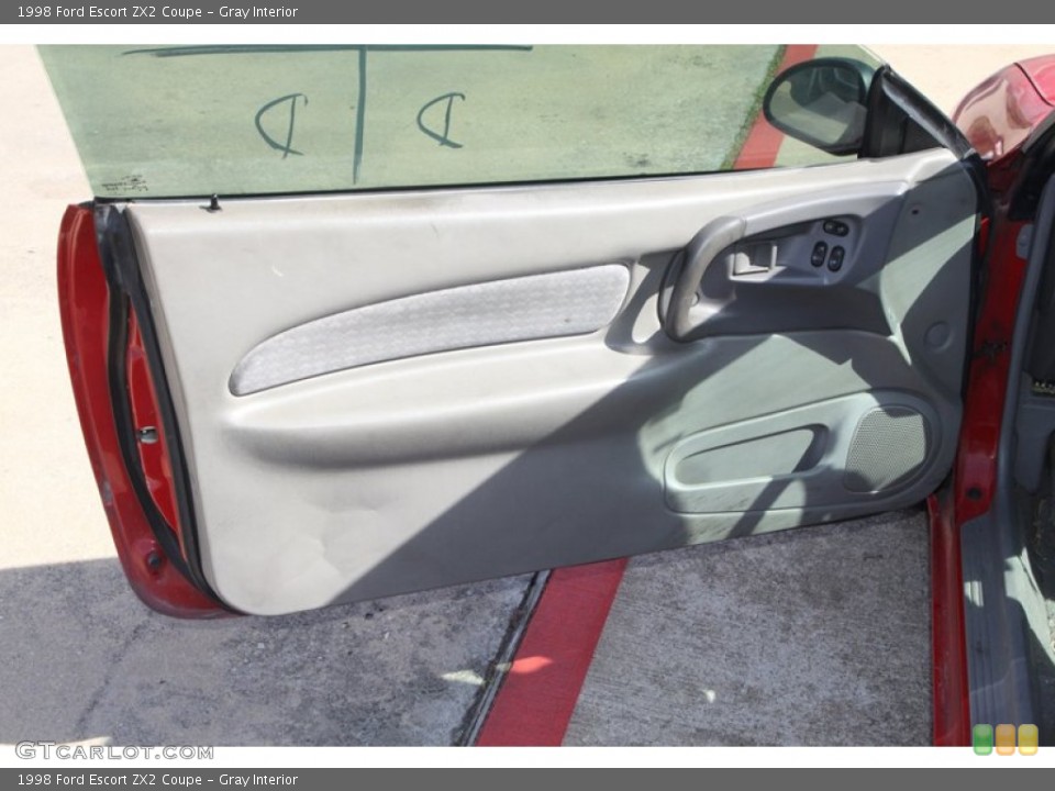 Gray Interior Door Panel for the 1998 Ford Escort ZX2 Coupe #80691821