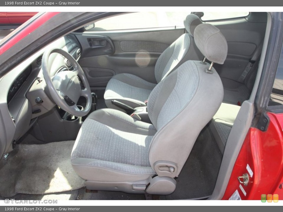 Gray Interior Front Seat for the 1998 Ford Escort ZX2 Coupe #80691872