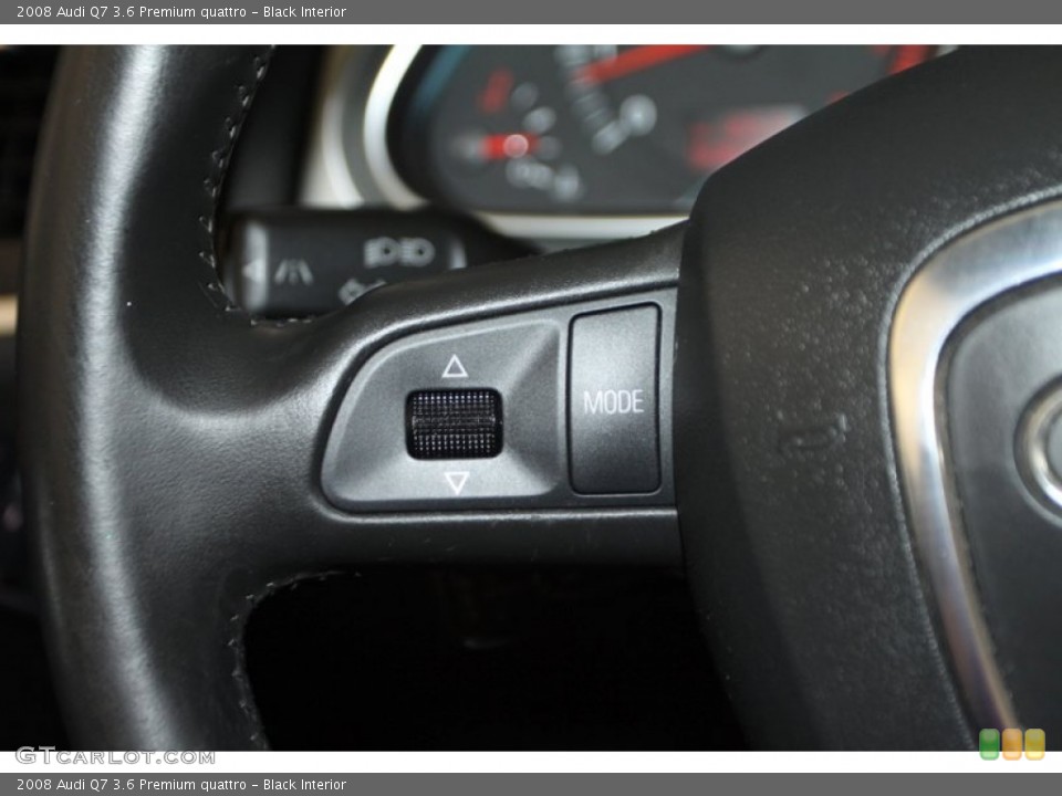 Black Interior Controls for the 2008 Audi Q7 3.6 Premium quattro #80692021