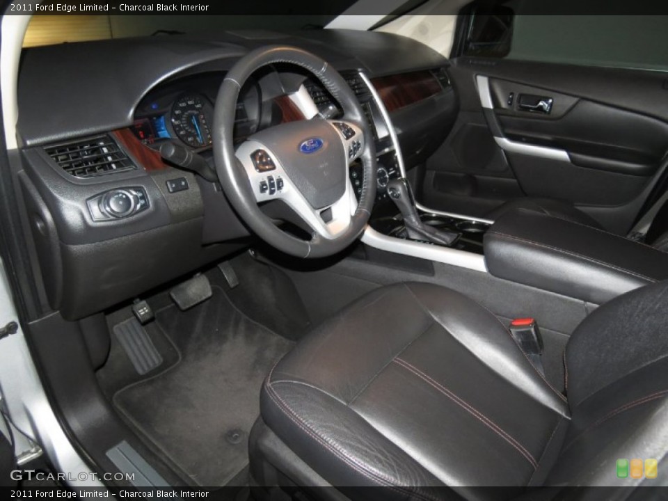 Charcoal Black Interior Prime Interior for the 2011 Ford Edge Limited #80692097