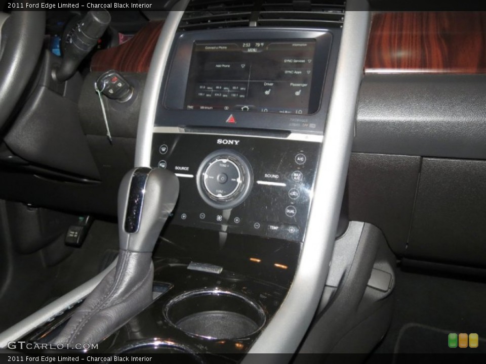 Charcoal Black Interior Controls for the 2011 Ford Edge Limited #80692234