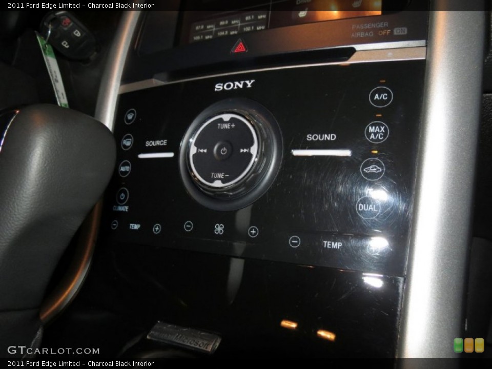 Charcoal Black Interior Controls for the 2011 Ford Edge Limited #80692284