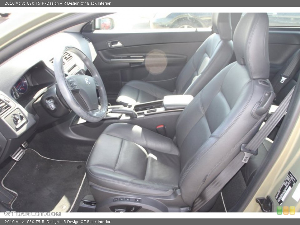 R Design Off Black Interior Front Seat for the 2010 Volvo C30 T5 R-Design #80692428