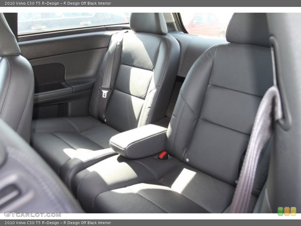 R Design Off Black Interior Rear Seat for the 2010 Volvo C30 T5 R-Design #80692455