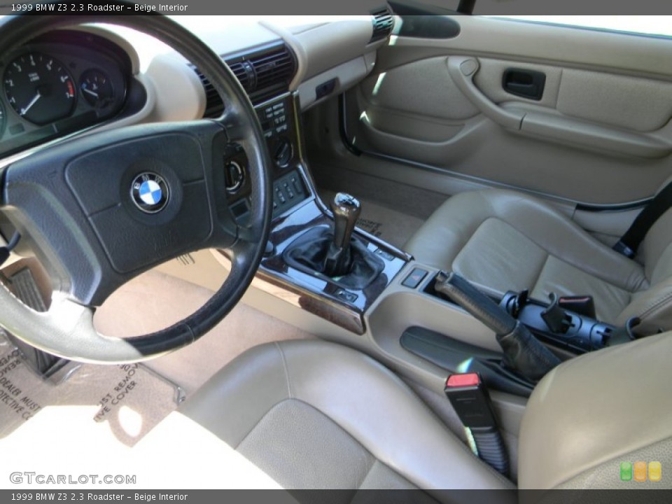 Beige Interior Photo for the 1999 BMW Z3 2.3 Roadster #80694393