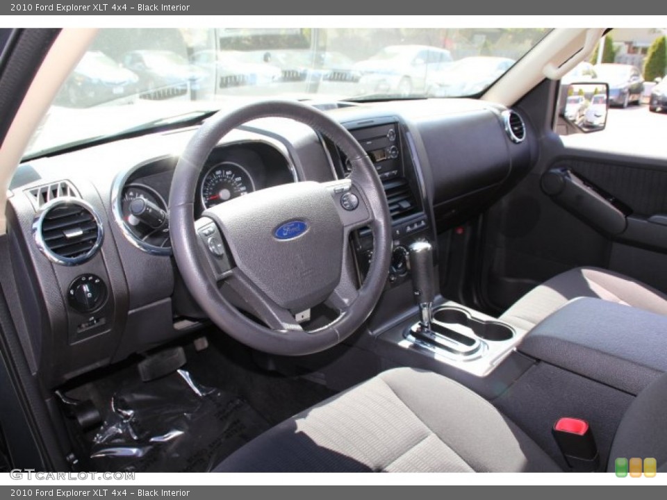 Black Interior Prime Interior for the 2010 Ford Explorer XLT 4x4 #80694828