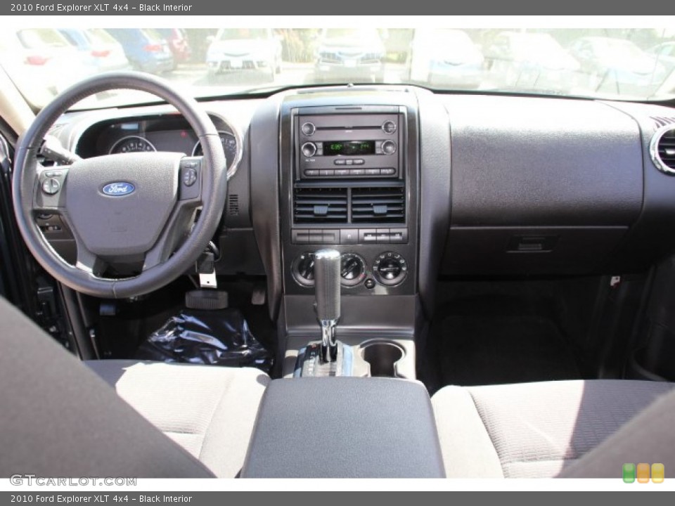 Black Interior Dashboard for the 2010 Ford Explorer XLT 4x4 #80694902