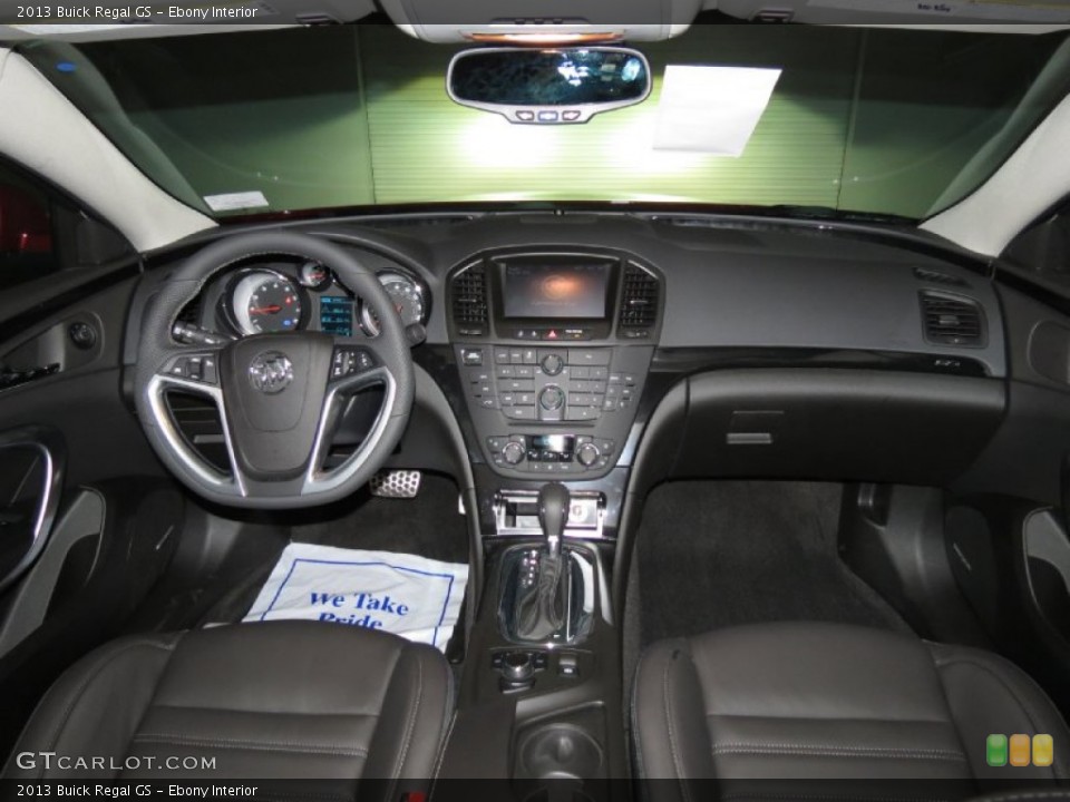 Ebony Interior Dashboard for the 2013 Buick Regal GS #80696193