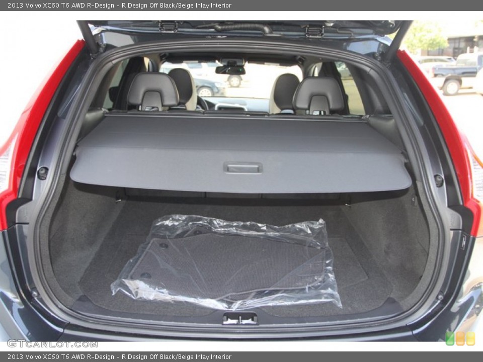 R Design Off Black/Beige Inlay Interior Trunk for the 2013 Volvo XC60 T6 AWD R-Design #80696482
