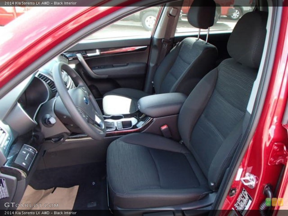 Black Interior Photo for the 2014 Kia Sorento LX AWD #80696537