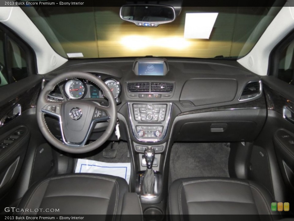 Ebony Interior Dashboard for the 2013 Buick Encore Premium #80696564