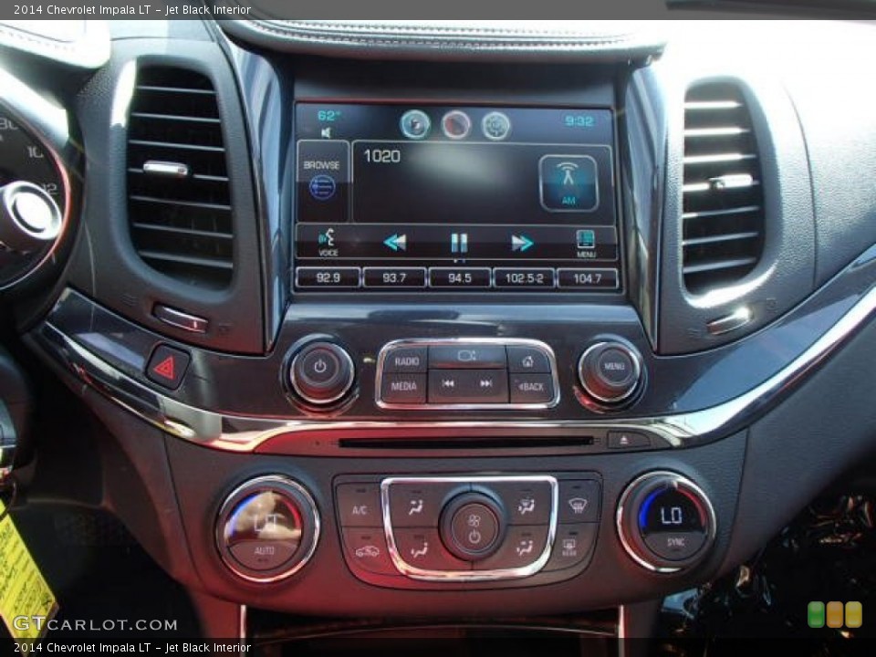Jet Black Interior Controls for the 2014 Chevrolet Impala LT #80696671