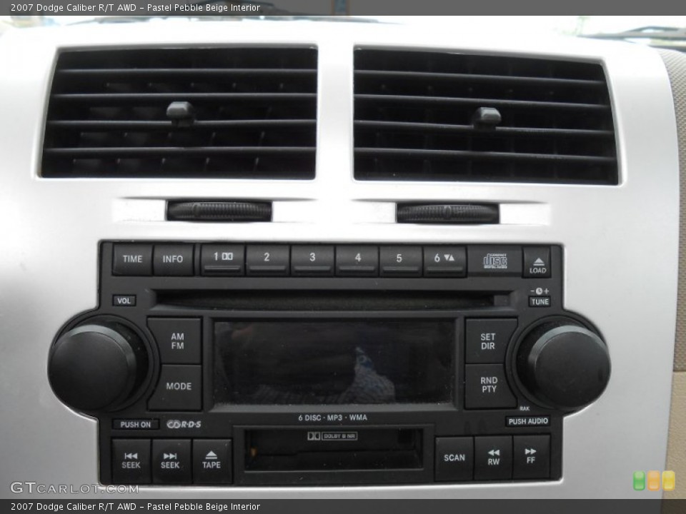 Pastel Pebble Beige Interior Audio System for the 2007 Dodge Caliber R/T AWD #80697255