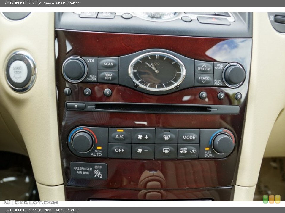 Wheat Interior Controls for the 2012 Infiniti EX 35 Journey #80697325