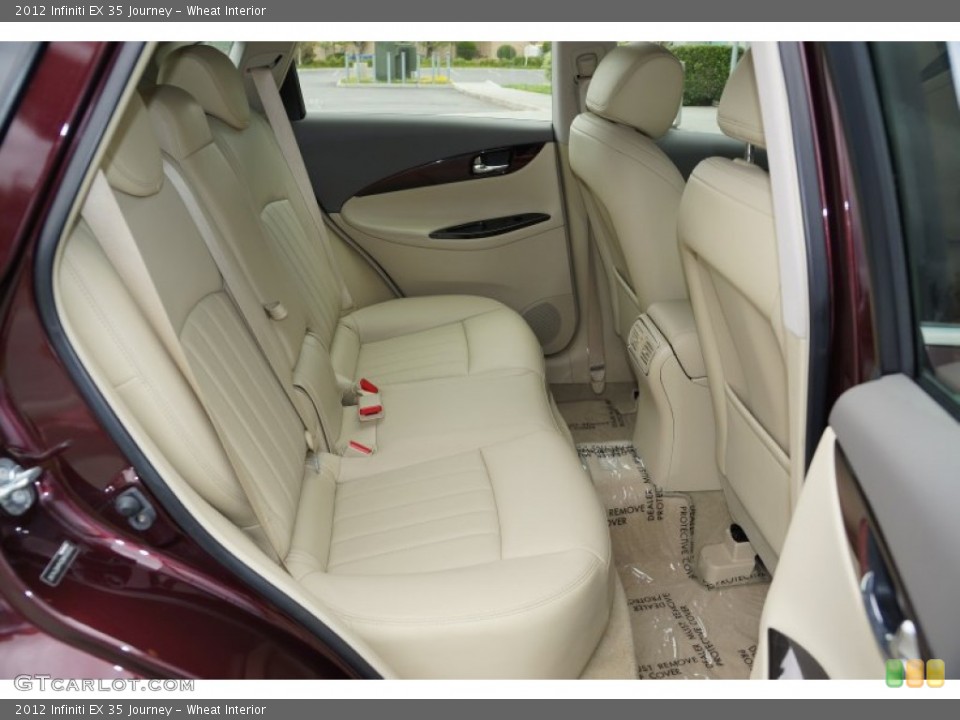 Wheat Interior Rear Seat for the 2012 Infiniti EX 35 Journey #80697410