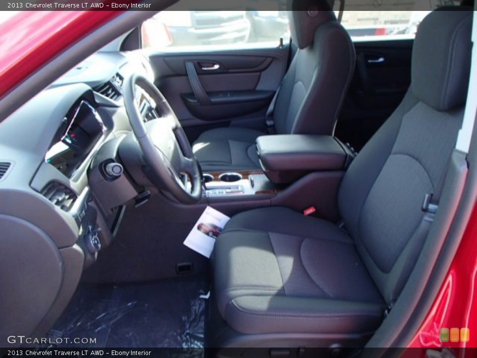 Ebony Interior Photo for the 2013 Chevrolet Traverse LT AWD #80697417