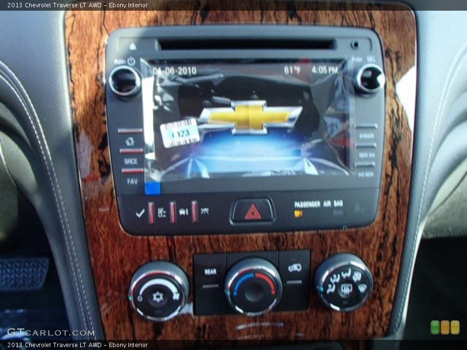 Ebony Interior Controls for the 2013 Chevrolet Traverse LT AWD #80697518