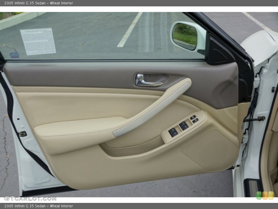 Wheat Interior Door Panel for the 2005 Infiniti G 35 Sedan #80697785