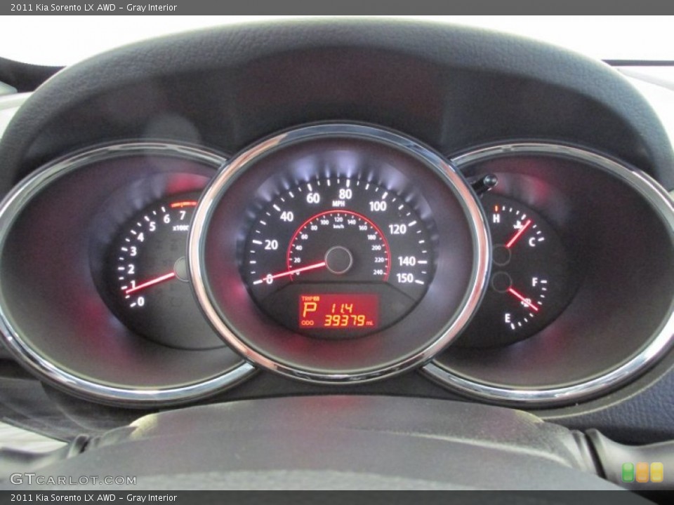 Gray Interior Gauges for the 2011 Kia Sorento LX AWD #80698772