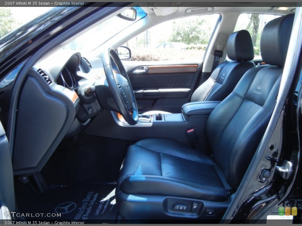 Graphite Interior Photo for the 2007 Infiniti M 35 Sedan #80699295