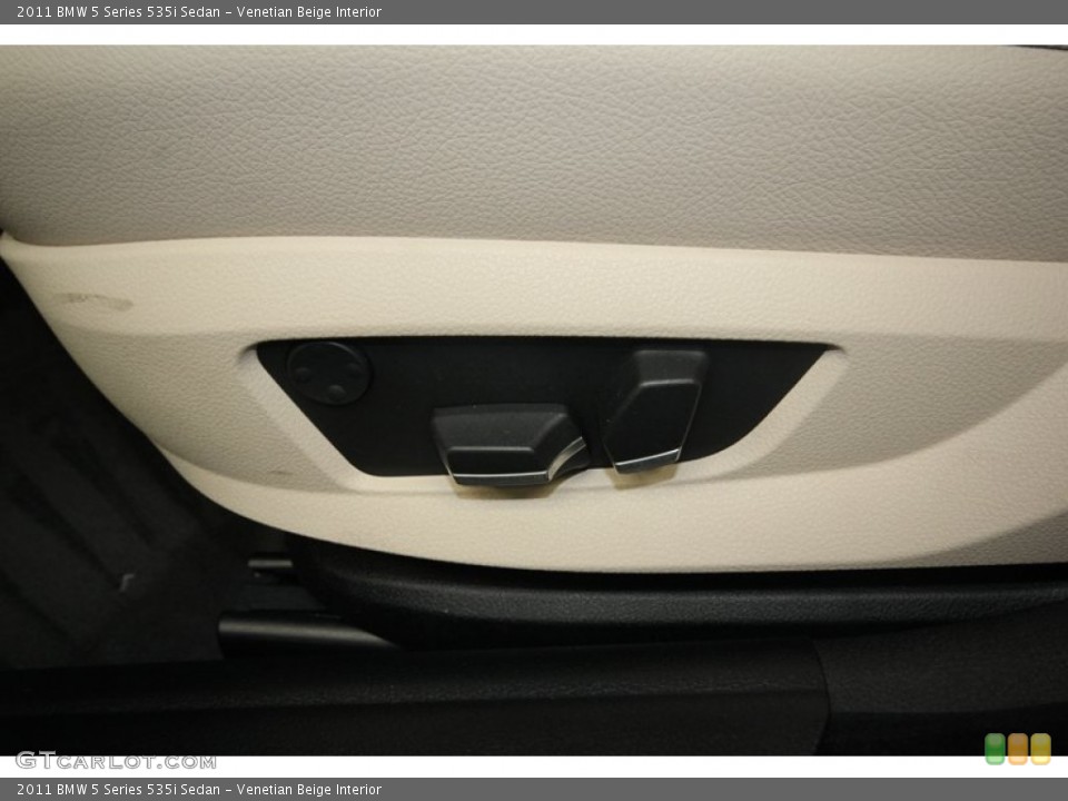 Venetian Beige Interior Controls for the 2011 BMW 5 Series 535i Sedan #80699395