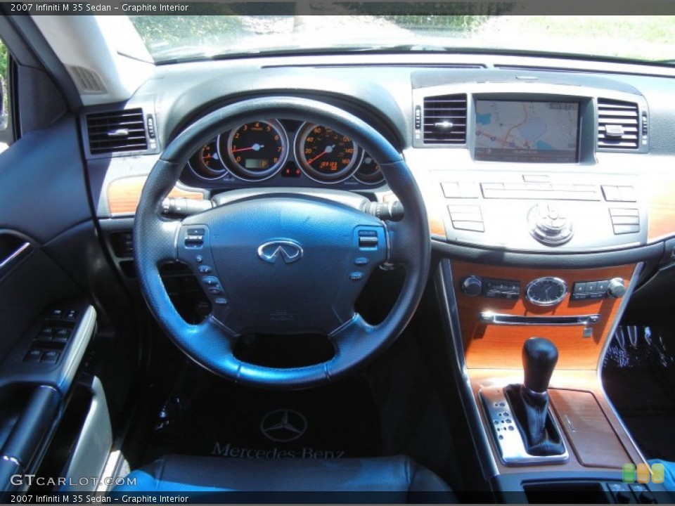 Graphite Interior Dashboard for the 2007 Infiniti M 35 Sedan #80699519