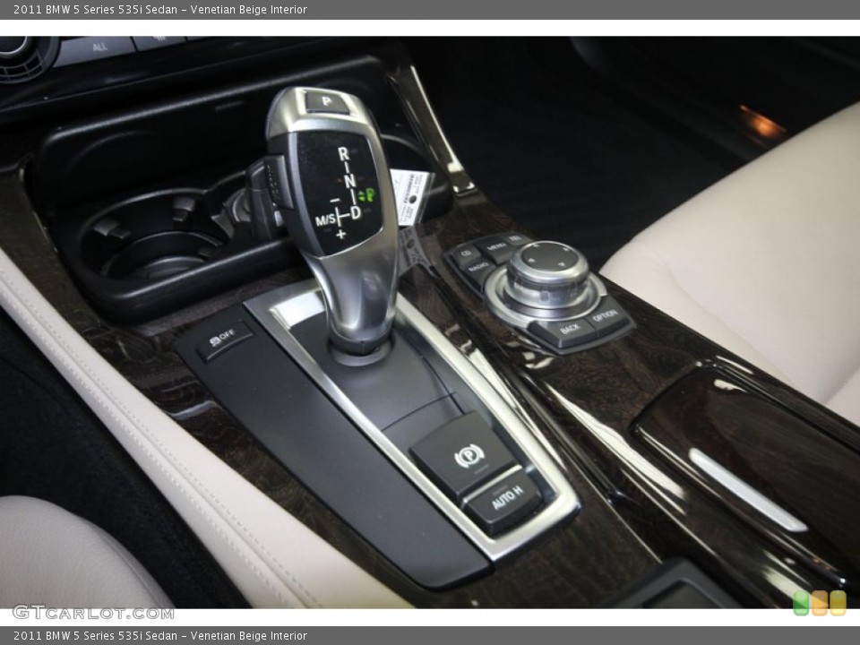 Venetian Beige Interior Transmission for the 2011 BMW 5 Series 535i Sedan #80699534