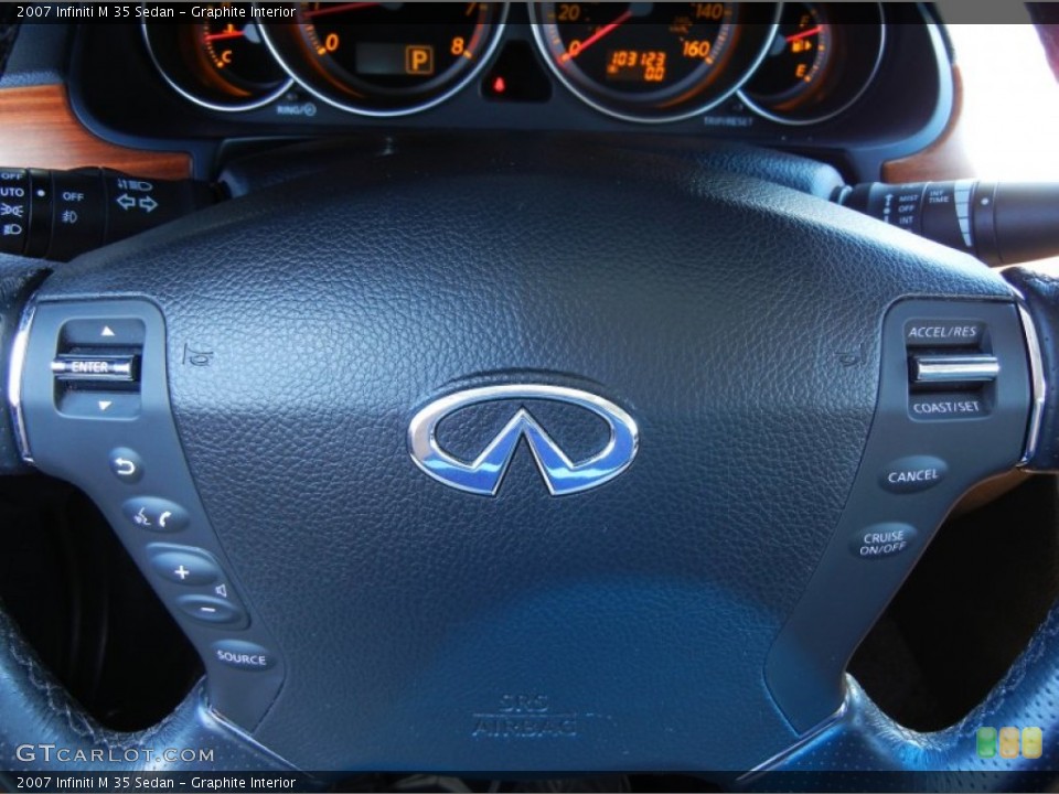 Graphite Interior Controls for the 2007 Infiniti M 35 Sedan #80699720