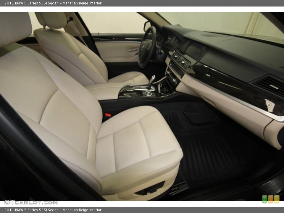 Venetian Beige Interior Photo for the 2011 BMW 5 Series 535i Sedan #80699906