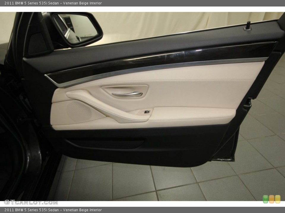 Venetian Beige Interior Door Panel for the 2011 BMW 5 Series 535i Sedan #80699945