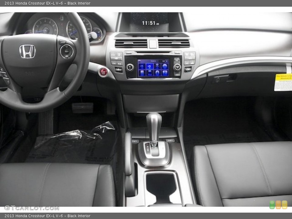 Black Interior Dashboard for the 2013 Honda Crosstour EX-L V-6 #80700347
