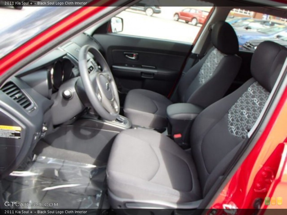 Black Soul Logo Cloth Interior Photo for the 2011 Kia Soul + #80700944