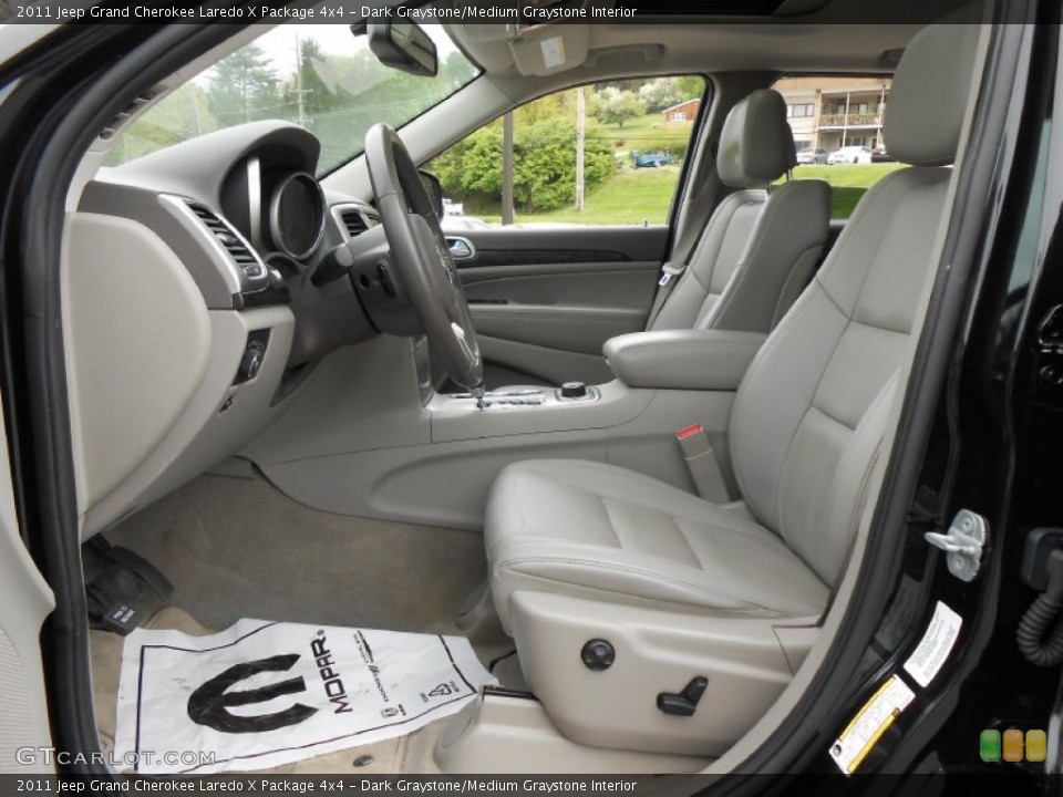 Dark Graystone/Medium Graystone Interior Front Seat for the 2011 Jeep Grand Cherokee Laredo X Package 4x4 #80701850