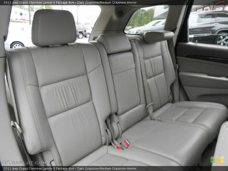 Dark Graystone/Medium Graystone Interior Rear Seat for the 2011 Jeep Grand Cherokee Laredo X Package 4x4 #80701956