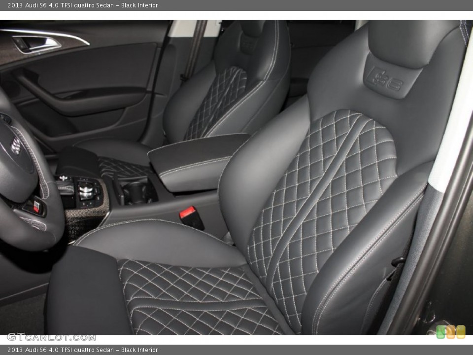 Black Interior Front Seat for the 2013 Audi S6 4.0 TFSI quattro Sedan #80702749