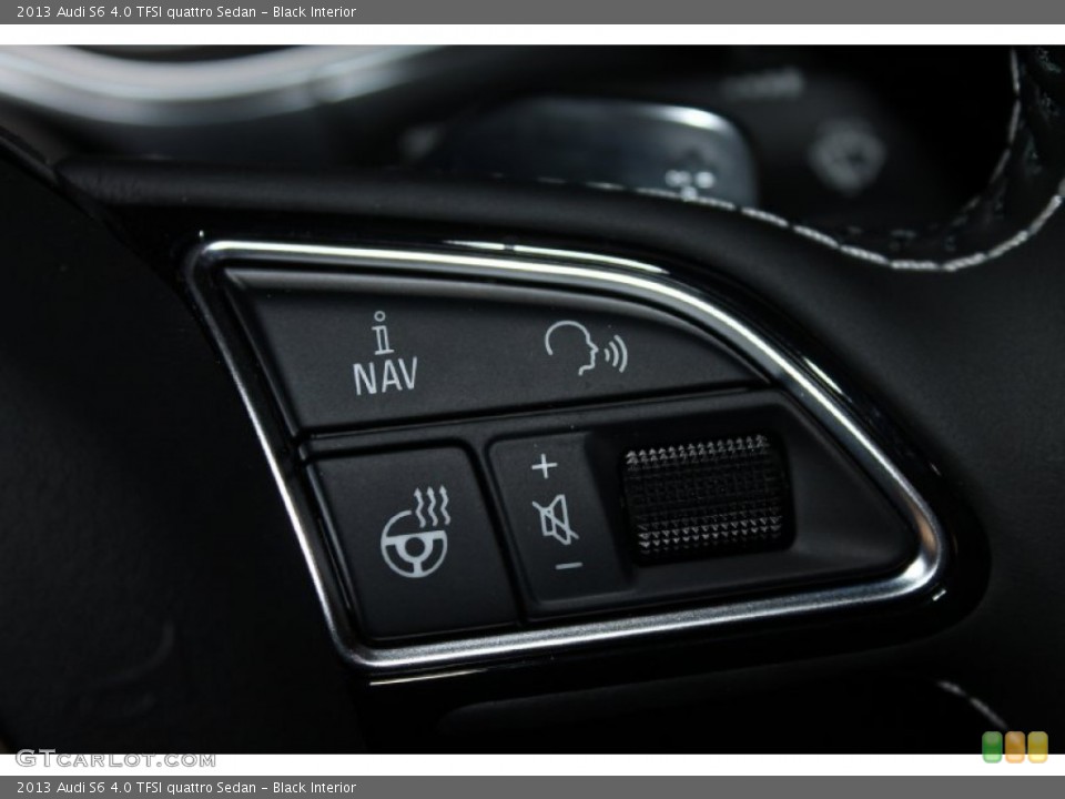 Black Interior Controls for the 2013 Audi S6 4.0 TFSI quattro Sedan #80703058