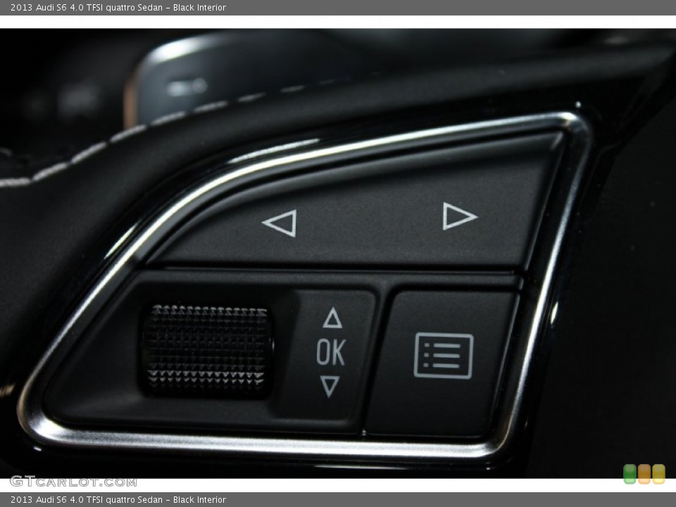 Black Interior Controls for the 2013 Audi S6 4.0 TFSI quattro Sedan #80703080