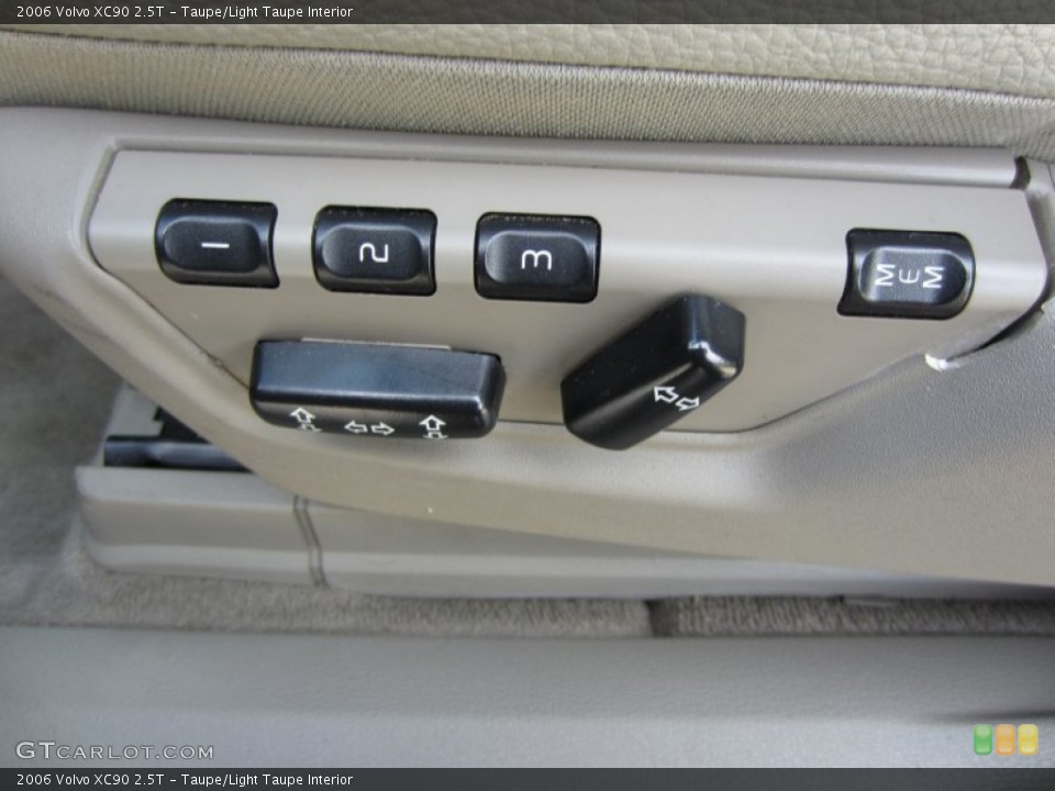 Taupe/Light Taupe Interior Controls for the 2006 Volvo XC90 2.5T #80705852