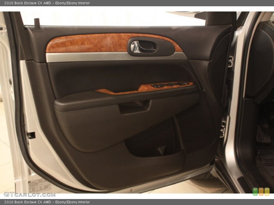 Ebony/Ebony Interior Door Panel for the 2010 Buick Enclave CX AWD #80706089